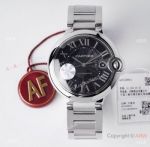 AF Factory 1-1 Clone Cartier Ballon Bleu Swiss 2824 Black Steel 42mm Watch_th.jpg